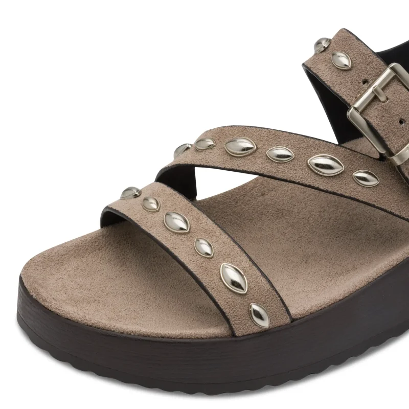 Дамски Равни Сандали TAMARIS – 1-28421-46-341 TAUPE — снимка 4