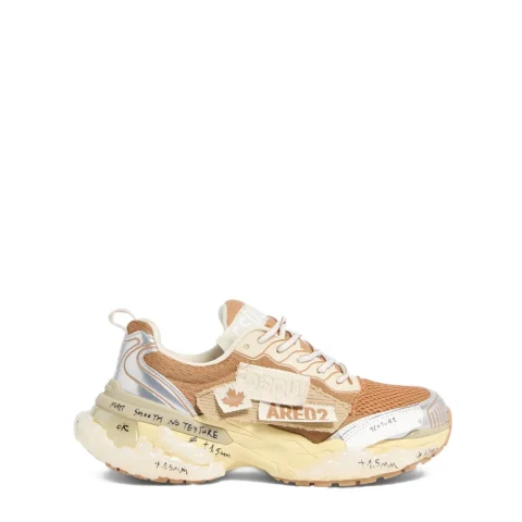 Мъжки бежови маратонки Faster Dsquared2 — снимка 1