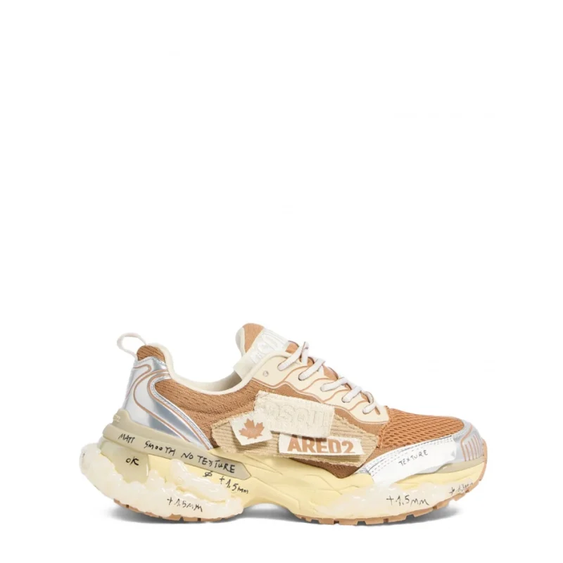 Мъжки бежови маратонки Faster Dsquared2