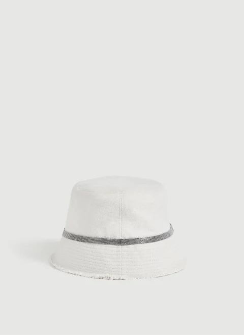Шапка с монили Brunello Cucinelli Kids S — снимка 2
