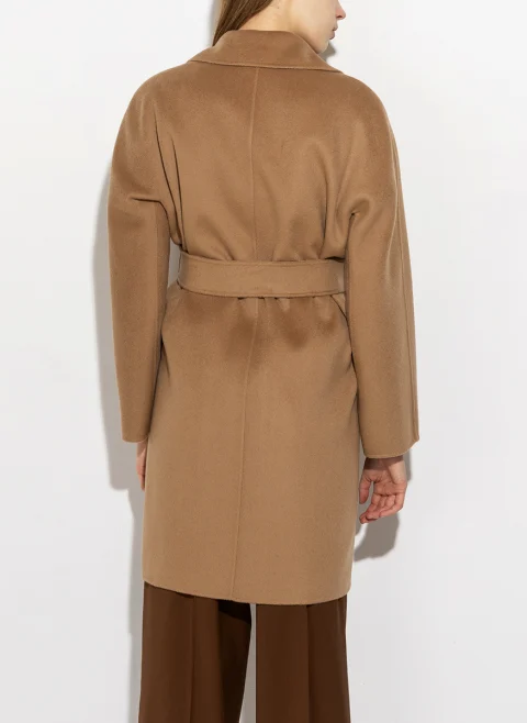 Палто с кашмир 'Robe cut' Max Mara Studio Msttenore — снимка 11