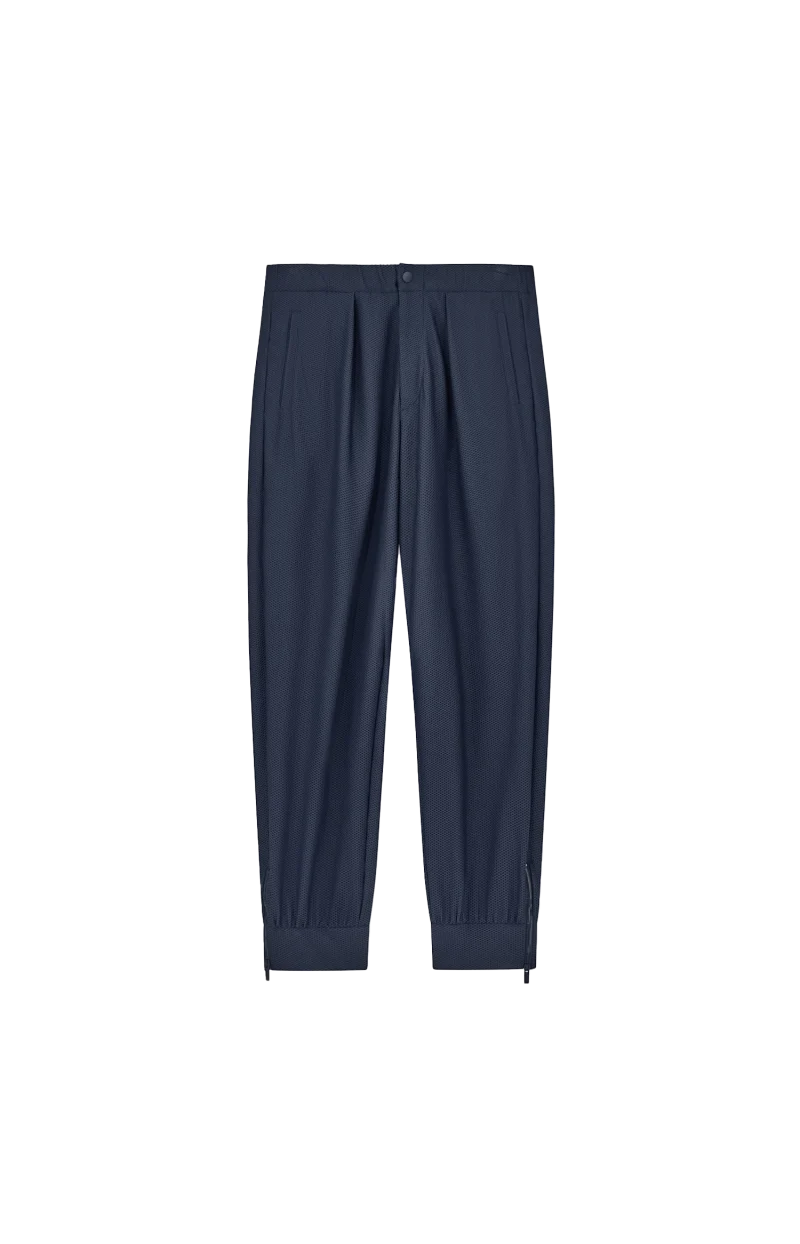 Slim Fit Trousers in Hi-Tech Honeycomb Jersey
