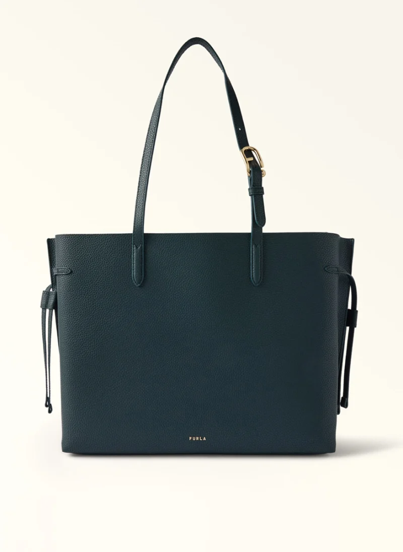 Кожена 'Tote' чанта Furla Ava Dark Forest L