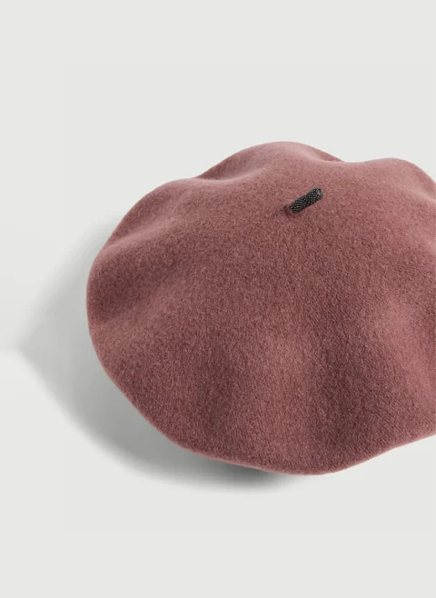 Барета с вълна Brunello Cucinelli Kids — снимка 4
