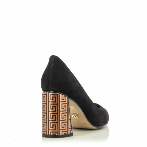 Токчета DONNA ITALIANA – 1843-572-677 NOBUK BLACK V48 — снимка 3