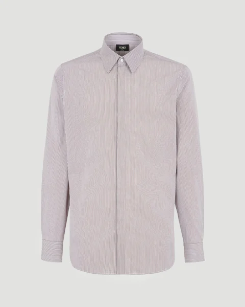 Pinstripe Cotton Shirt