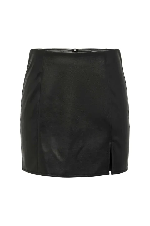 Пола Onlleni Faux Leather Slit Pnt 15267185 C-N10 black