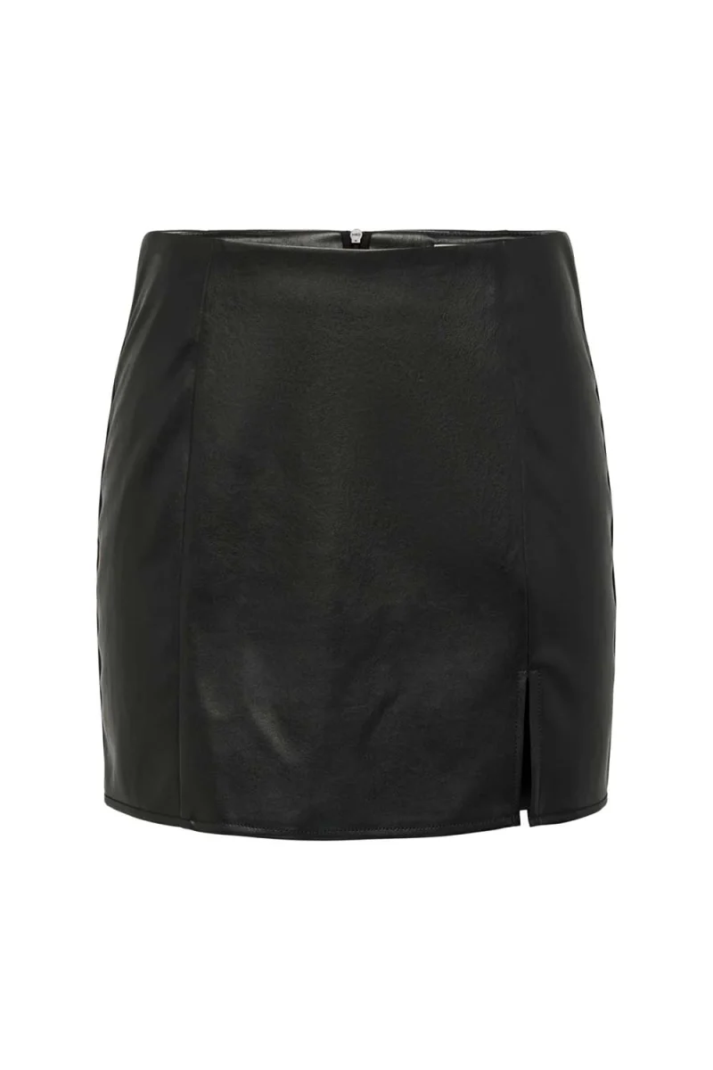 Пола Onlleni Faux Leather Slit Pnt 15267185 C-N10 black
