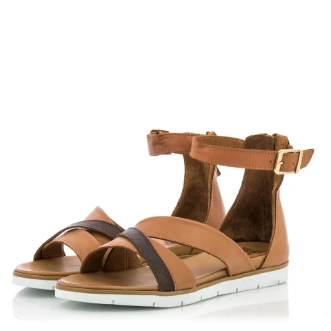Дамски Равни Сандали 2GO – 030-82-0432 COCONUT-BROWN — снимка 3