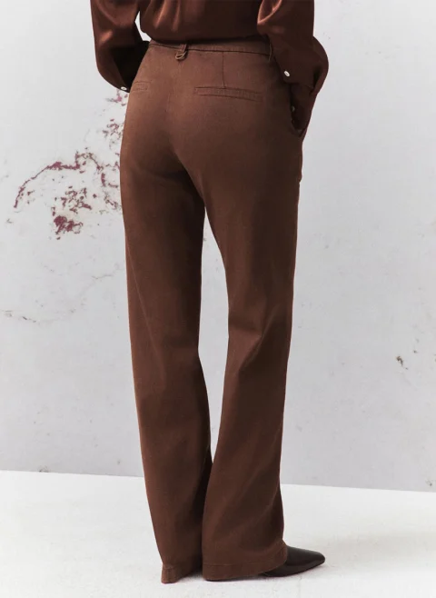 Панталон 'Straight cut' Marella Monochrome Mlltapioca — снимка 3