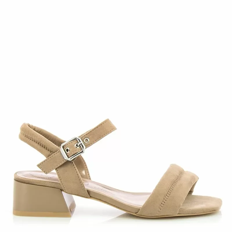 Дамски Сандали На Ток BETSY – 927037/09-05E DARK BEIGE