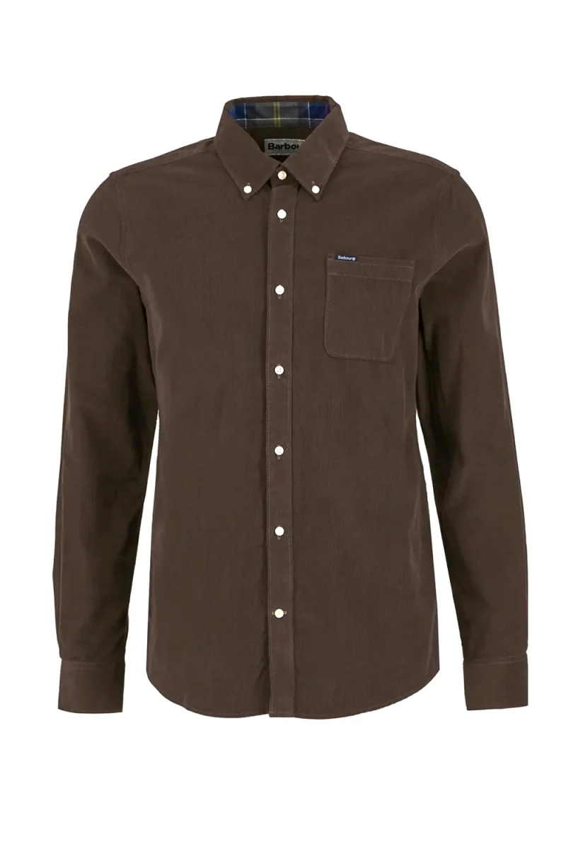 Риза Ramsey Tailored Checked MSH5001 br71 rustic