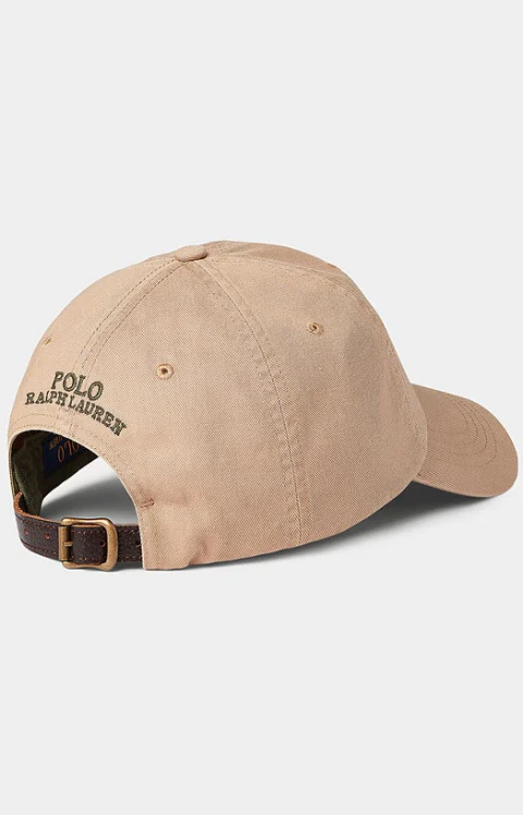 Шапка с Polo Bear бродерия и кожен елемент — снимка 2