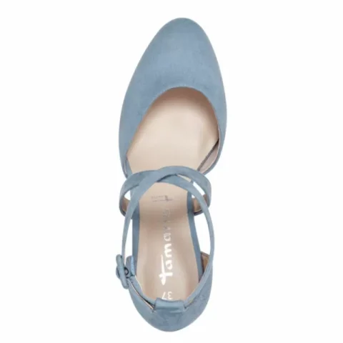 Токчета TAMARIS – 1-24414-41-880 LIGHT BLUE_64 — снимка 4