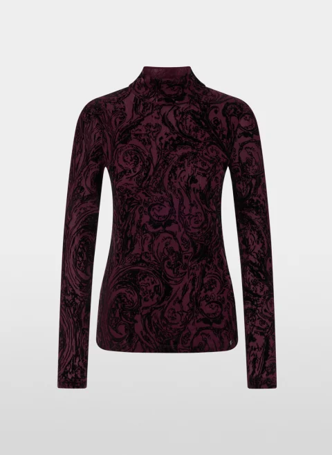 Блуза с кадифени детайли Marc Cain Collections — снимка 6