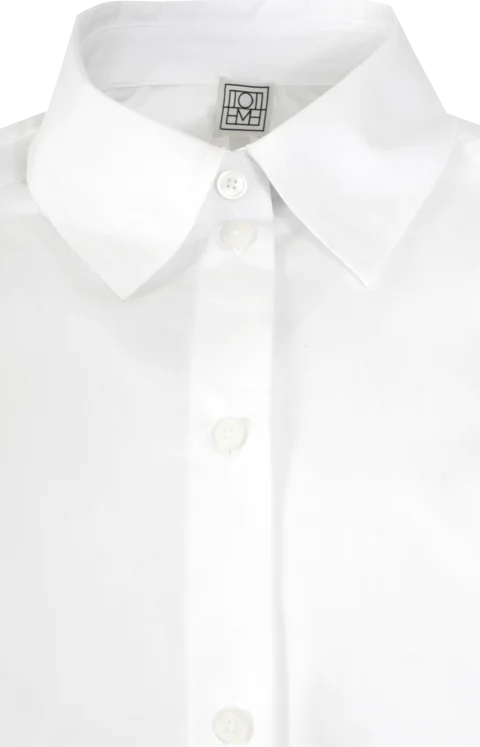 White Poplin Shirt — снимка 2