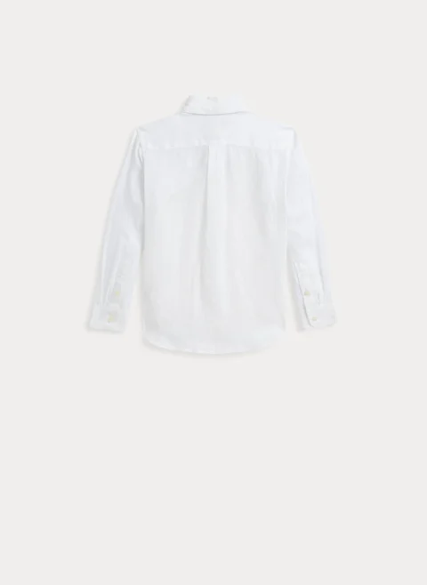 Ленена риза с бродерия Ralph Lauren Kids 2-7 — снимка 5