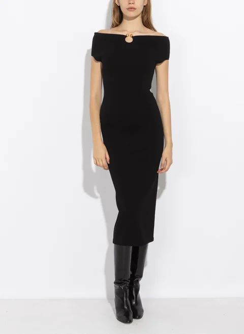 Рокля 'Off-the-shoulder' Alberta Ferretti