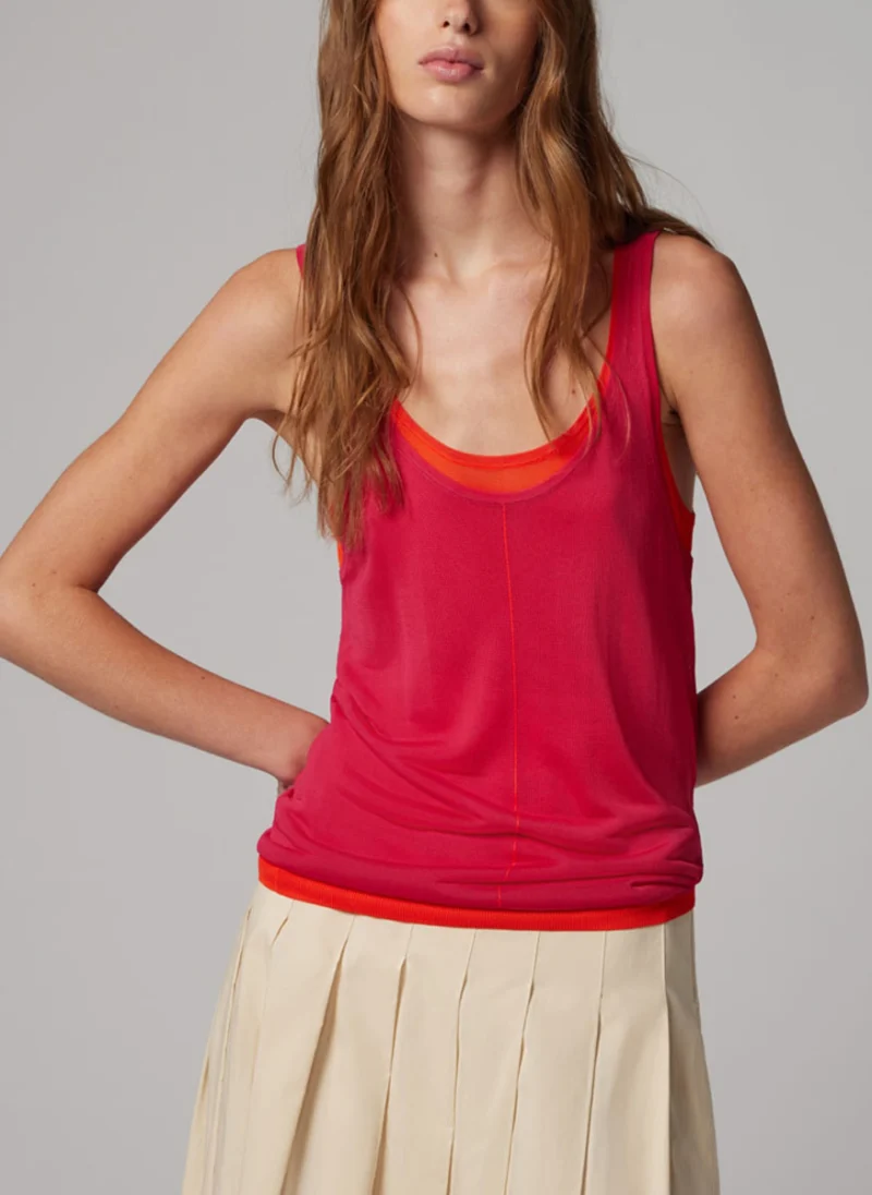 Топ от фино плетиво 'Double Layer' Paul Smith