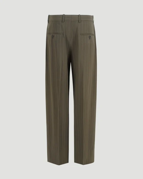 Wide Flannel Trousers — снимка 3
