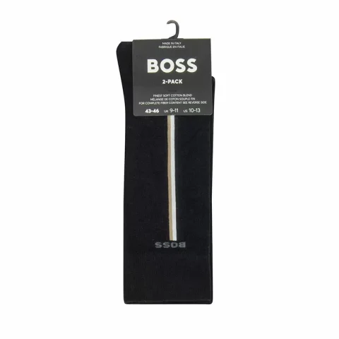 Чорапи BOSS – 50478336 2P RS ICONIC CC BLACK