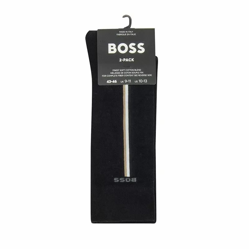 Чорапи BOSS – 50478336 2P RS ICONIC CC BLACK