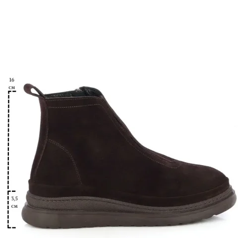 Дамски Равни Боти VERONELLA – 261-13 BROWN SUEDE — снимка 6