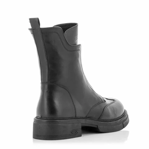 Дамски Равни Боти CARLO FABIANI – 154-98 BLACK — снимка 2