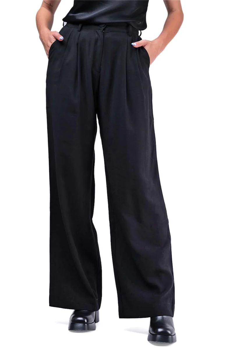Панталон "Draped Out" Straight Pants W231504 12052-black