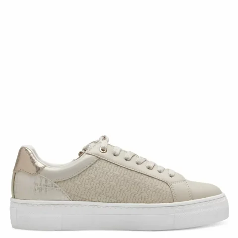 Дамски Сникърс TAMARIS – 1-23313-41-485 IVORY/GOLD — снимка 2