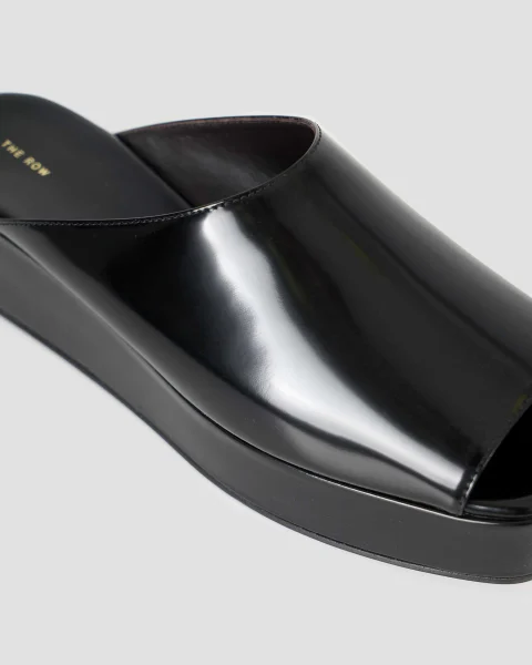 Emi Flatform Sandal in Leather — снимка 3