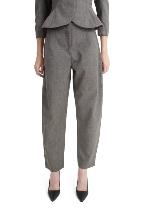The Citta Pants in Dark Brown — снимка 2