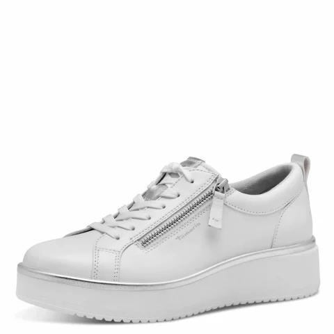 Дамски Сникърс TAMARIS – 1-23775-44-100 WHITE — снимка 3