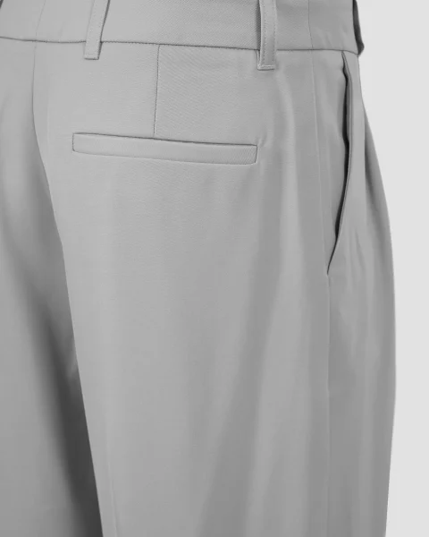 Wool Triple Pleat Tailored Trousers — снимка 2