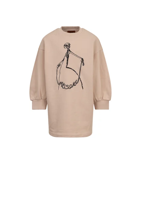 Рокля с бродерия Missoni Kids