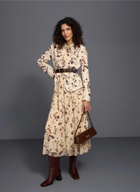 Кожен колан 'Crocodile-effect' Marc Cain Collections — снимка 4
