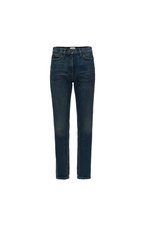 Slim Straight Jeans in Blue