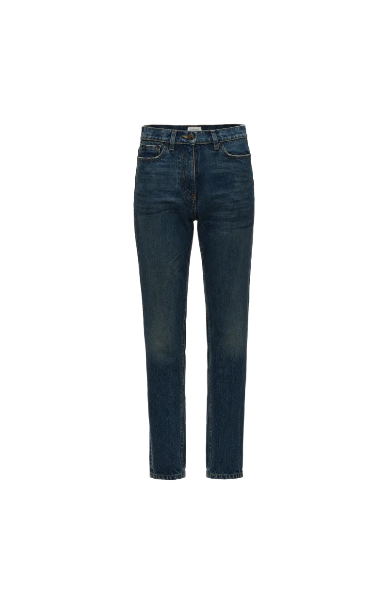 Slim Straight Jeans in Blue