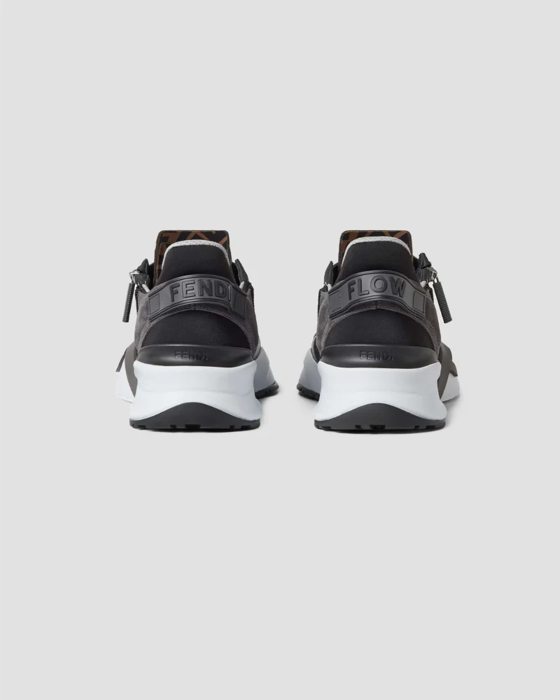 Fendi Flow Sneakers in Black FF Jacquard — снимка 3