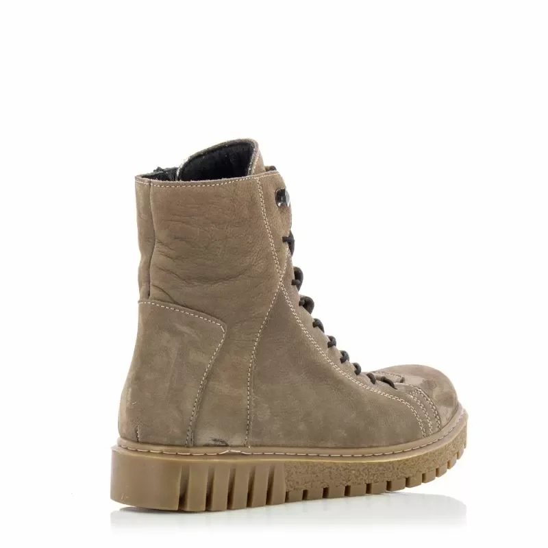 Дамски Равни Боти COCONUT – 258.421 TAUPE NUBUCK — снимка 2