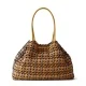 Дамска жълта чанта La Nido Shopping Bag BORBONESE — снимка 4