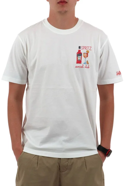 T-Shirt Portofino POT0001-07996L social spritz 01n emb — снимка 2