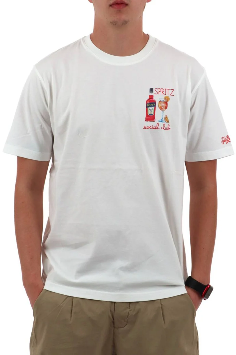 T-Shirt Portofino POT0001-07996L social spritz 01n emb — снимка 2