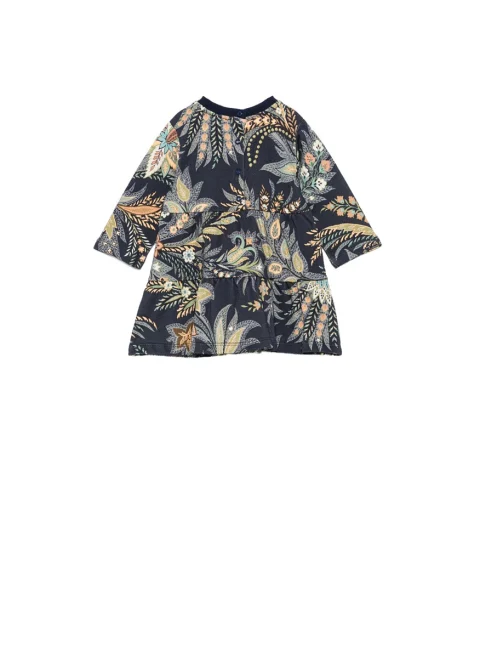Рокля с принт 'Paisley' Etro Kids — снимка 2