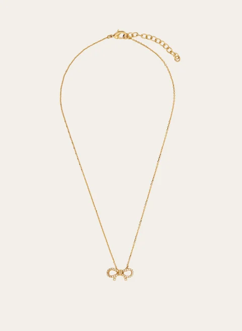 Колие с висулка 'bow' Ferragamo