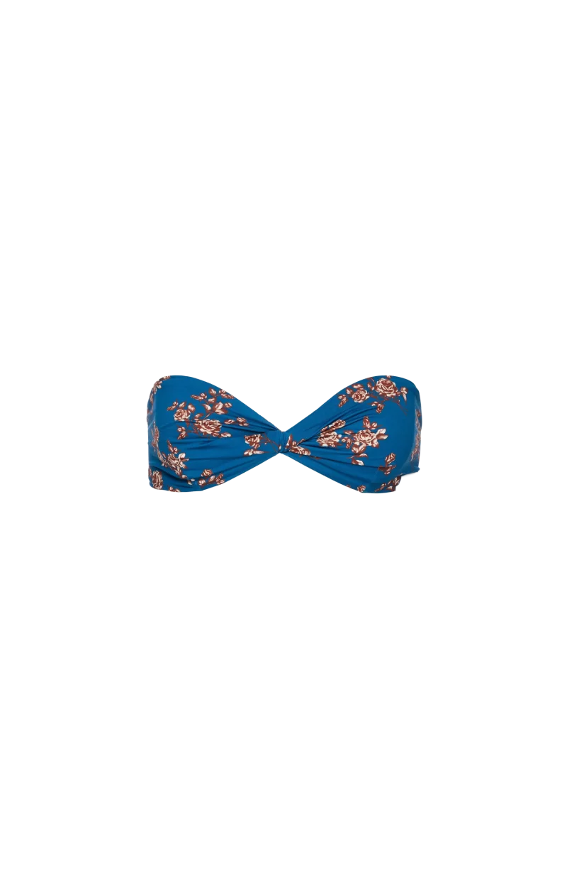 Twisted Bandeau Swim Top