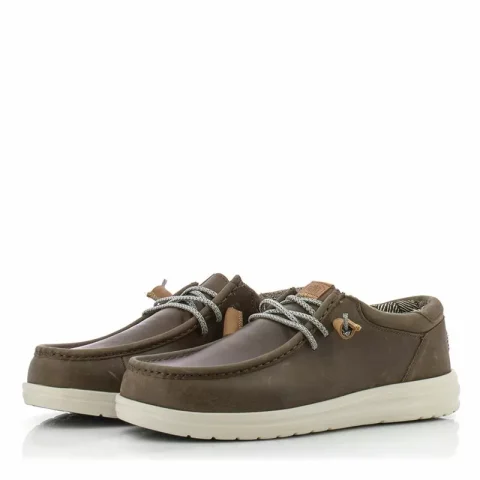 Мъжки Ежедневни HEY DUDE – 40175-030 WALLY GRIP GREY — снимка 3