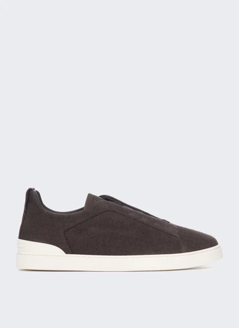 Кецове с лен 'Triple Stitch™' Zegna