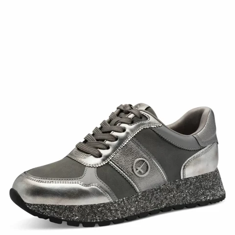 Дамски Сникърс TAMARIS – 1-23727-42-919 SILVER GLAM — снимка 3