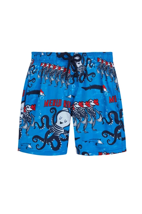 Детски Бански JIIAF130 601 bleu neon